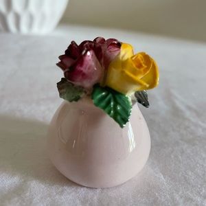 Tiny bone China flower arrangement